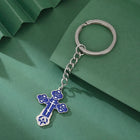 Llavero para Bolso Cruz Ortodoxa Rusa - Charm Elegante y Premium en Acero Inoxidable