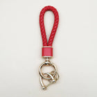 Llavero con Foto Personalizado - Sausage Dog PU Leather Colgante para Llaves, Regalo Original para H