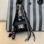 Llaveros Originales para Coche - Elegante Llavero Y2K Negro para Bolso, Llaves de Coche y Móvil, Acc