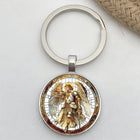 Llavero para Bolso San Miguel Arcángel Protector - Amuleto Religioso Premium