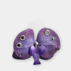 Bag Charm Llavero para Bolso - Colgante Gótico de Orquídea Oscura, Accesorio Premium para Mochila