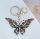 Llavero para Moteros Premium - Easya 2024 Mariposa Lazo Glitter Lujo Accesorio Moto