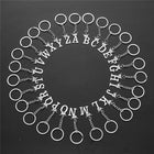 Llaveros Originales para Coche - Corona DIY A-Z Letras Colgante Acero Inoxidable Personalizado Regal