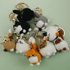 Llavero con foto personalizado - Mini Kitten Series Crochet Cat Doll, Llavero de Ganchillo Premium