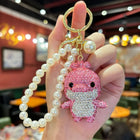 Bag Charm Sirena Delfín Brillante Colgante Misterio Océano Regalo Mujer