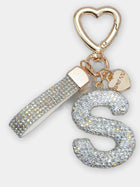 Bag Charm Llavero Elegante con Inicial Diamante - Regalo Premium para Bolso