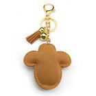 Llavero GPS para Adultos con Alzheimer - Big Fat Brown Bee con Cristal y Borla - Accesorio Elegante