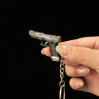 Llaveros Originales para Coche - Llavero Metálico Pistola Mini 4cm