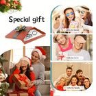 Llaveros Personalizados con Foto - Placa Militar de Acero Inoxidable para Abuelos, Recuerdo Familiar