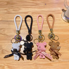 Llaveros Originales para Coche - Oso Creativo de Resina, Regalo Elegante para Mujer y Niña