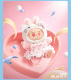 Labubu Llavero Precio: Llavero Original POP MART Sanrio Hello Kitty Kuromi Vinilo Peluche Colección