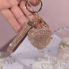 Llavero a Crochet para Hombre Corazón Multicolor Strass Aleación Premium Bolso Mujer