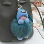 Llavero con Peluche Pompom Bebé Durmiendo - Suave y Esponjoso Llavero de Peluche para Mujer, Decorac
