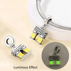 Llaveros Charms de Plata 925: Torre Eiffel, Coliseo, Arco del Triunfo - Luminosos y Elegantes