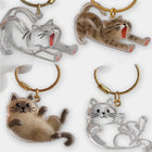 Bag Charm Llavero Cápsula Transparente para Bolso - Guarda el Pelo de tu Gato, Recuerdo Adorable