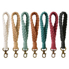 Llaveros Crochet Artesanales - Cordón de Teléfono Tejido a Mano Antipérdida Premium