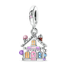 Llaveros Charms de Plata 925: Torre Eiffel, Coliseo, Arco del Triunfo - Luminosos y Elegantes
