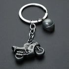 Llavero Moto Metálico Premium - Llavero para la Moto con Diseño de Coche de Carreras, Accesorio para