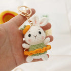 Llaveros Personalizados - Conejito Crochet Hecho a Mano, Llavero Premium para Bolso