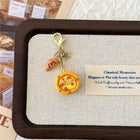Llavero Personalizado Croissant y Café - Diseño Resina Premium
