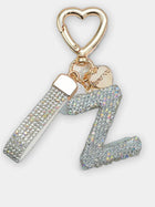 Bag Charm Llavero Elegante con Inicial Diamante - Regalo Premium para Bolso