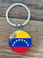 Llavero Metal Bandera Sudamérica Brasil Chile Argentina Perú Colombia - Recuerdo Turístico Premium