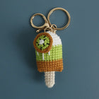 Llavero personalizado de crochet - Mini helado artesanal único