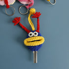 Llavero con foto personalizado - Muñeco de ganchillo divertido para llaves