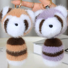 Llaveros Originales para Coche - Mapache de Peluche Suave y Tierno