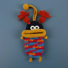 Llaveros Originales para Regalo - Funny Sausage Mouth Girl Crochet Keychain Personalizado