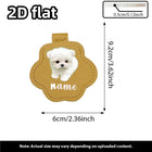 Llaveros Personalizados con Foto y Nombre - Llavero de Cuero para Mascotas, Regalo Memorial Perro Ga