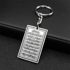 Private Key de tu Llavero Islámico de Acero Inoxidable Dorado - Colgante Corán para Mujer y Hombre