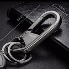 Llavero Coche Premium Hombre Mujer Metal con Dos Anillos - Elegante y Resistente