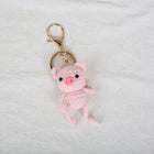 Llavero Personalizado Mini Animal Crochet - Oveja Vaca Muñeco Amigurumi Premium