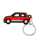 Llaveros Charms de Coche en 6 Colores - Llavero de PVC para Bolso, Regalo para Niño