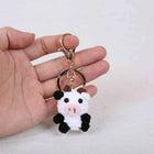 Llavero Personalizado Mini Animal Crochet - Oveja Vaca Muñeco Amigurumi Premium