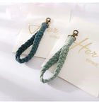 Llaveros Crochet Artesanales - Cordón de Teléfono Tejido a Mano Antipérdida Premium