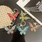 Llavero para Moteros Premium - Easya 2024 Mariposa Lazo Glitter Lujo Accesorio Moto