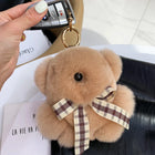Llaveros Originales para Coche - Osito Peluche Suave y Elegante para Mujer