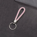 Llaveros originales para coche - Llavero de cuero trenzado hecho a mano, accesorio elegante para bol