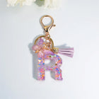 Llaveros Charms Letras A-Z con Colgante Mariposa y Borla - Accesorio Premium para Bolsos
