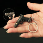 Llaveros Originales para Coche - Llavero Metálico Pistola Mini 4cm