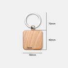 Llaveros Personalizados con Foto - Grabado Láser Premium en Madera de Haya