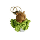 Llavero Capibara Peluche Tejido a Crochet - Regalo Premium Hecho a Mano