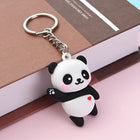 Llavero con peluche Panda Kawaii - Colgante de Bolso Panda con Diseño de Corazón