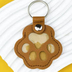 Llavero con Peluche Recuerdo para Mascotas - Llavero de Cuero con Colgante para Guardar Pelo de Perr