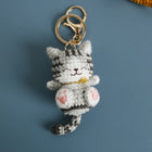 Llaveros Personalizados: Gatito Tejido a Mano - Amigurumi Premium para Bolso