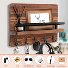 Private Key de tu Llavero - Organizador de Pared Premium con 5 Ganchos de Madera
