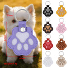 Llavero con foto personalizado de cuero con huella de perro - Regalo único para dueños de mascotas