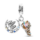 Llaveros Charms de Plata 925: Torre Eiffel, Coliseo, Arco del Triunfo - Luminosos y Elegantes